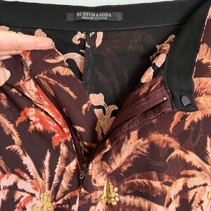 “BN” tropical print wide leg Palazzo pants by Scotch & Soda for spring